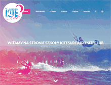 Tablet Screenshot of kiteclub.pl