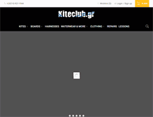 Tablet Screenshot of kiteclub.gr